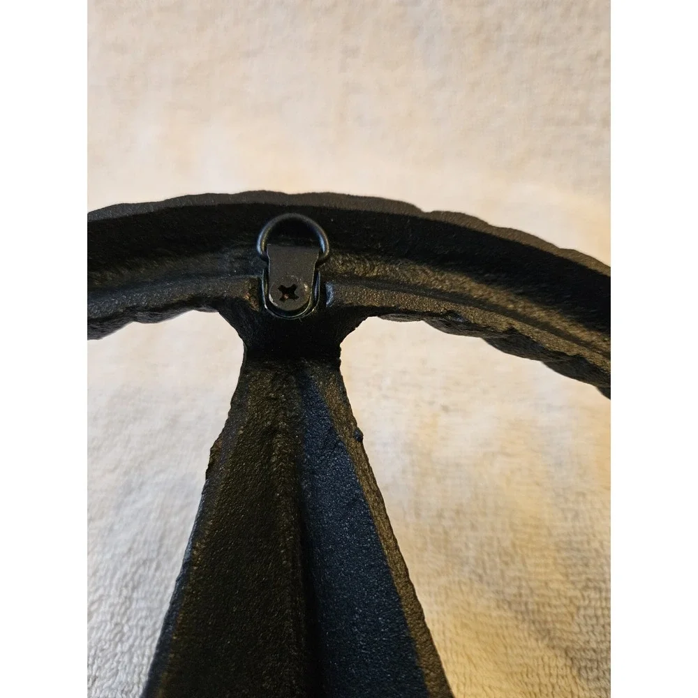 CAST IRON WALL HANGING BARN STAR Nautical Rustic Decor 10.5 Inches